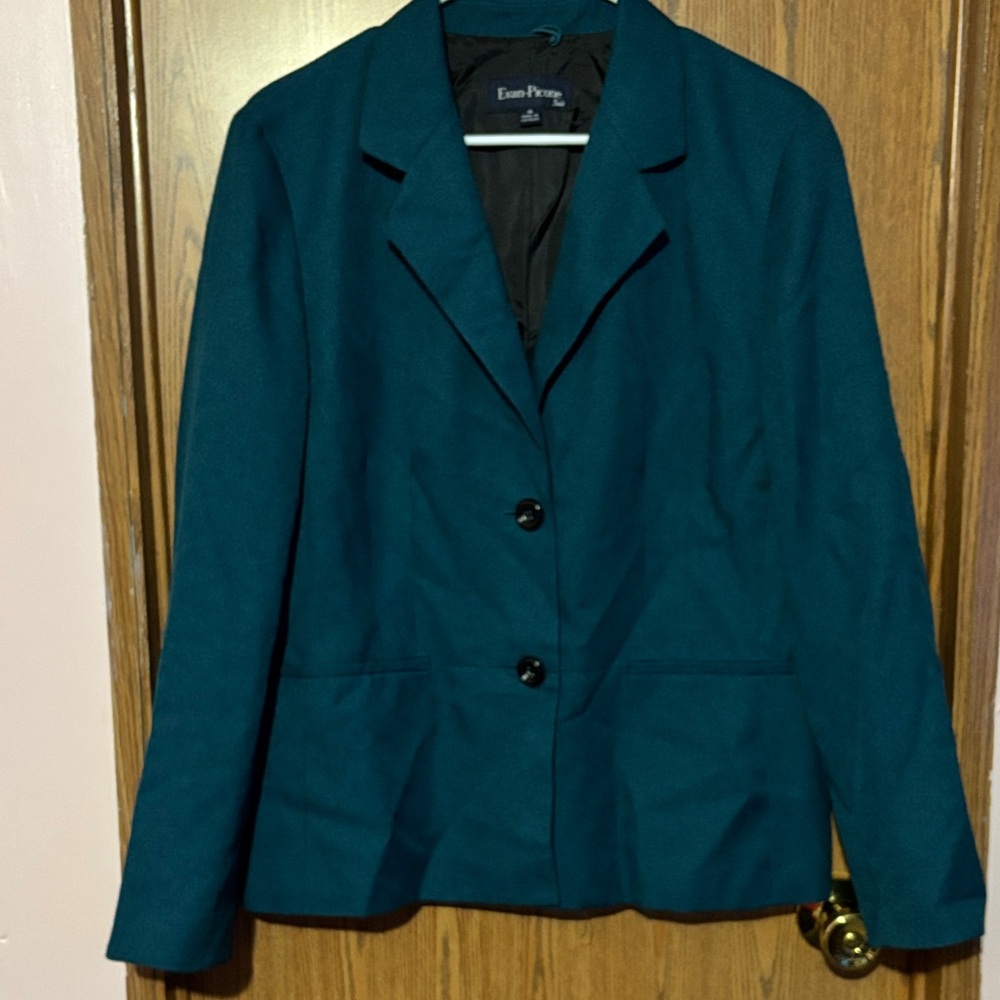 Evan Picone Women's Deep Teal Suit Jacket
